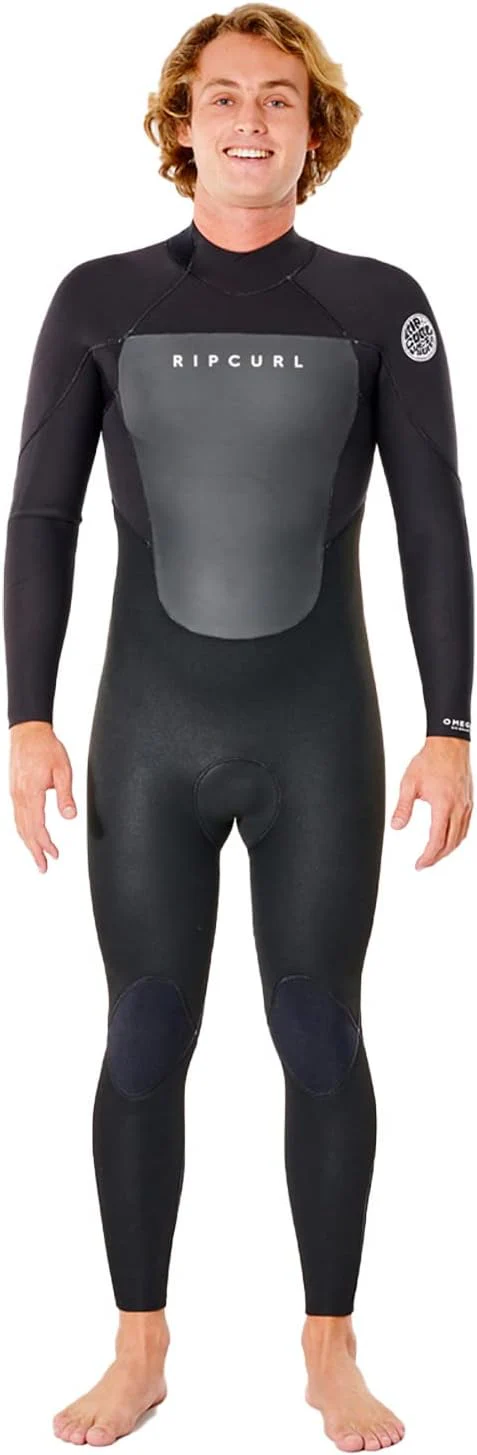 Rip Curl Omega 3/2 E-Stich Back Zip Full Suit 2022 Black, L - Image 2