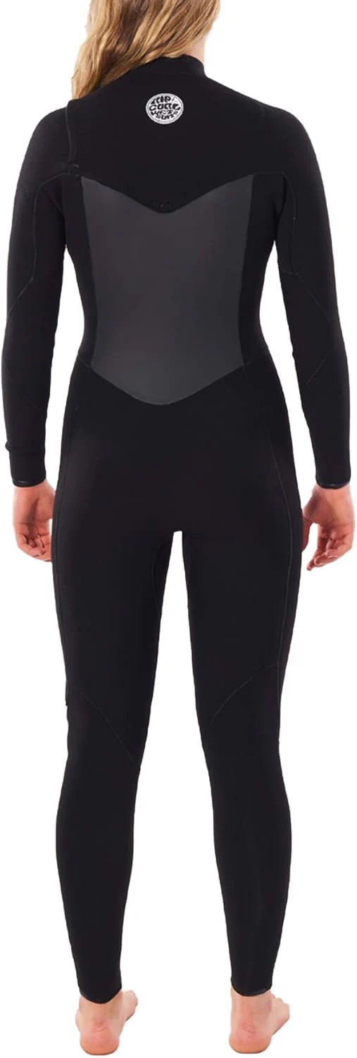 Rip Curl Womens FLASHBOMB 5/3 Chest Zip Full Suit 2023 Black 12, 12 - Image 3