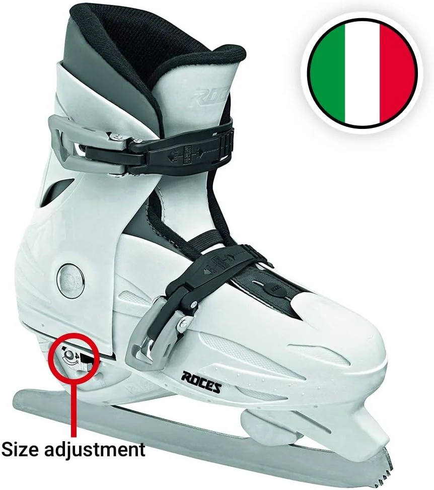 Roces Kinder Schlittschuhe MCK II F Grössenverstellbar 25-29 WHITE BLACK, 25-29 WHITE BLACK - Image 2