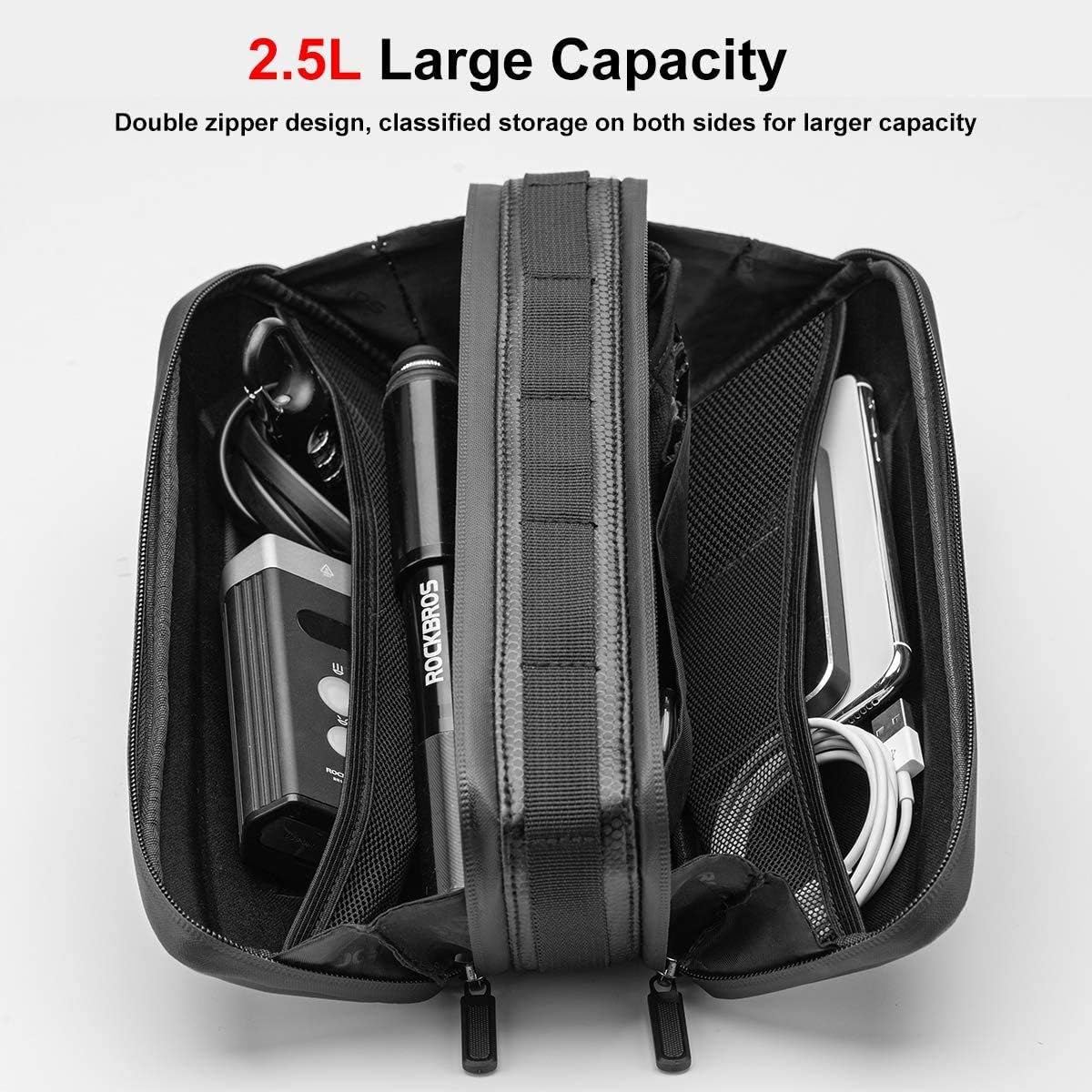 ROCKBROS Rahmentasche Fahrrad wasserdichte Dreiecktasche Fahrradtasche für Montainbikes, Rennräder 1 - Image 2