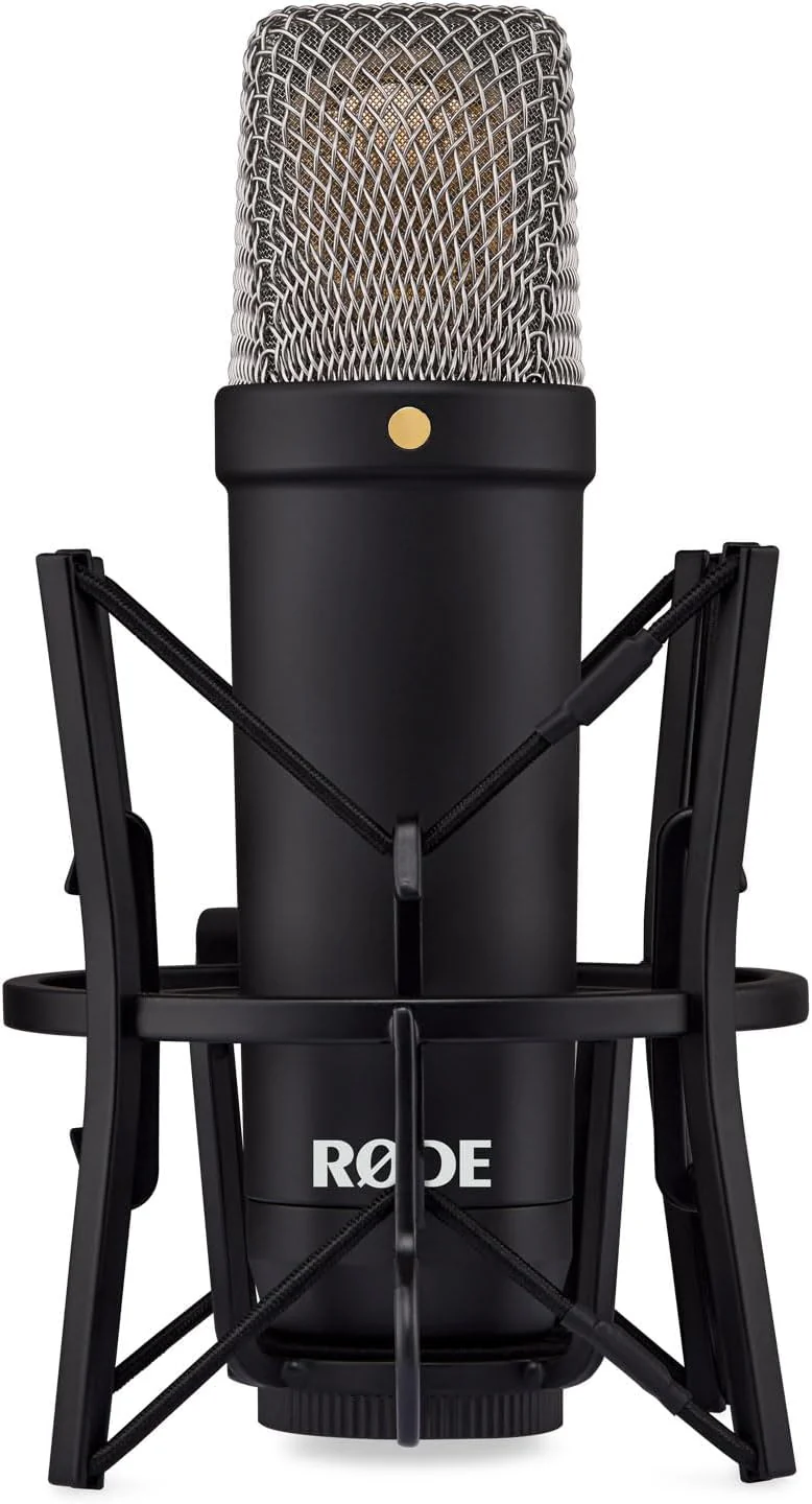 Rode NT1 Signature Black Studio-Mikrofon + PSA-1+ Gelenkarm-Stativ + keepdrum Mikrofasertuch - Image 3
