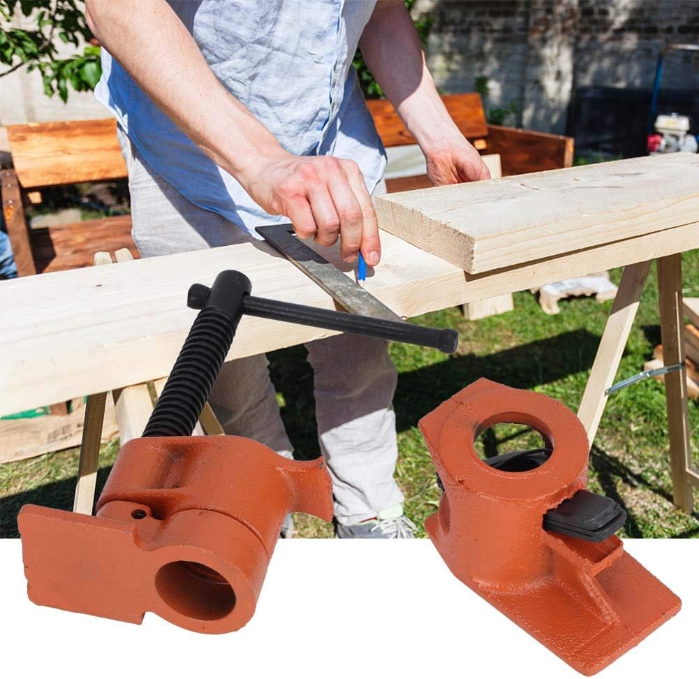 Rohr Schraubzwingen mit Hülse, 1/2 Zoll Rohrzwingen Rohrschelle Schraubstock Holzbearbeitung Clamps - Image 8