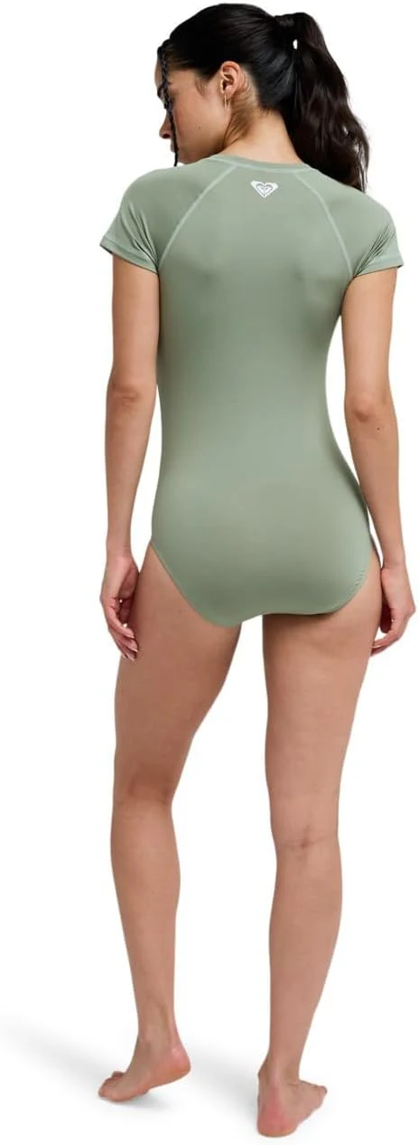Roxy Damen Essentials Zipped Cs Onesie T-Shirt (1er Pack) XS Grün (Oil Green), XS Grün (Oil Green) - Image 5