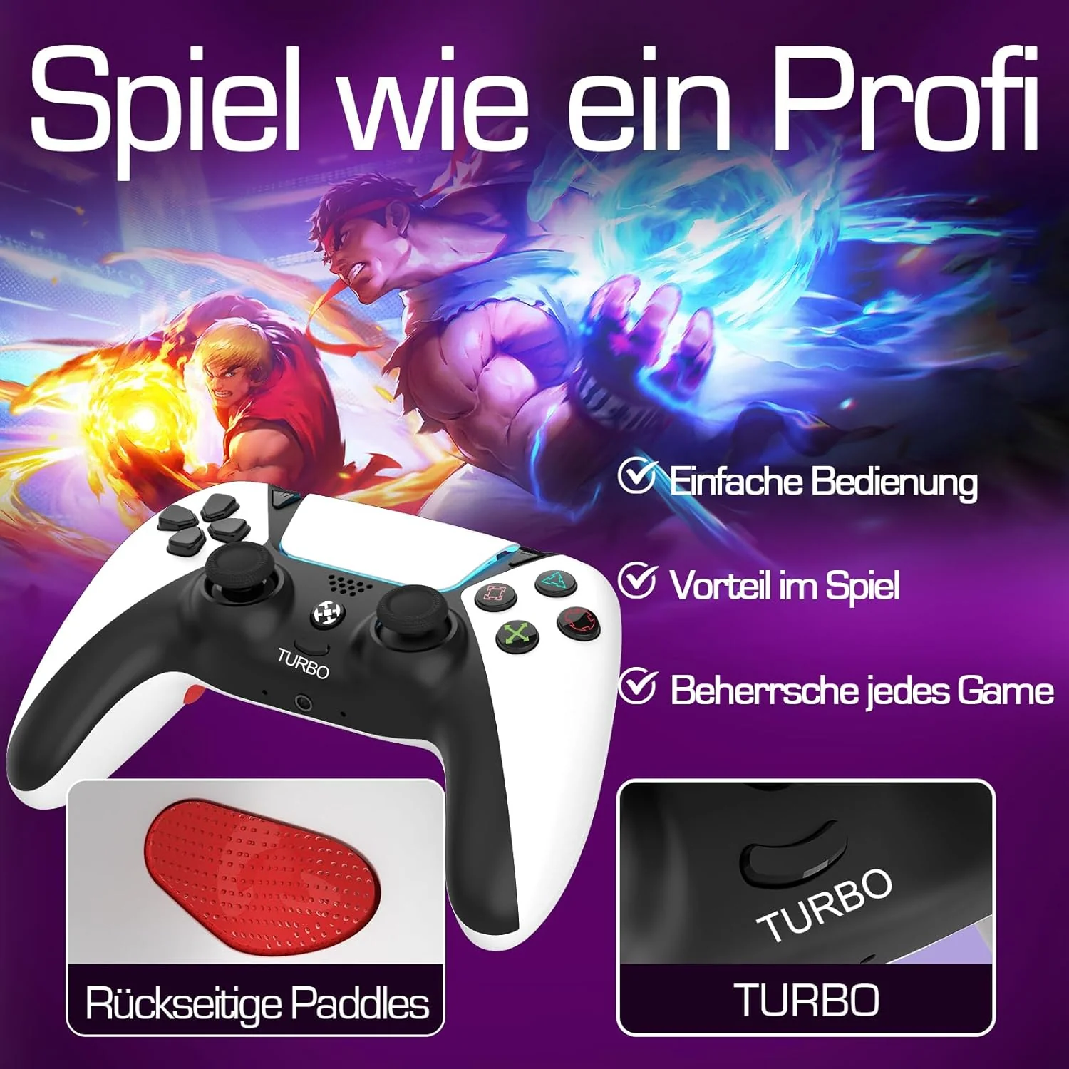 Ruibopad Ymir Wireless Luna Controller,PC Bluetooth Gamepads für Fire TV Stick Gaming Gamepad Kein D - Image 5