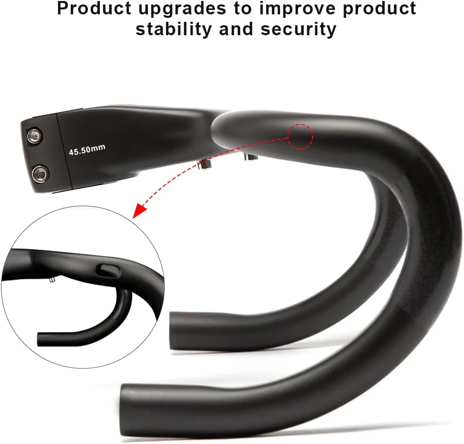 RXL SL carbon lenker rennrad drop lenker rennrad carbon 420x100mm Carbon Integrierte Lenker 1-1/8' U - Image 2