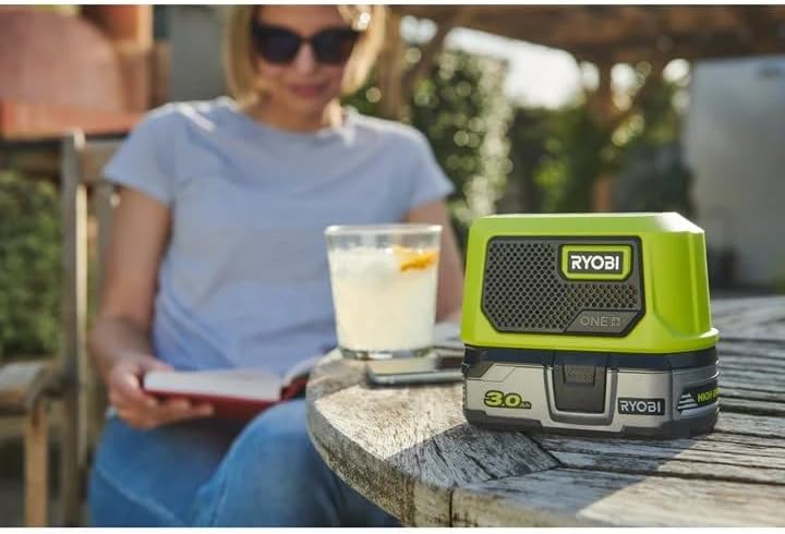 RYOBI 18 V ONE+ Akku-Bluetooth Box Mini RBTM18-0 (Ausgangsleistung 5 Watt, Lautsprecher Durchmesser - Image 4