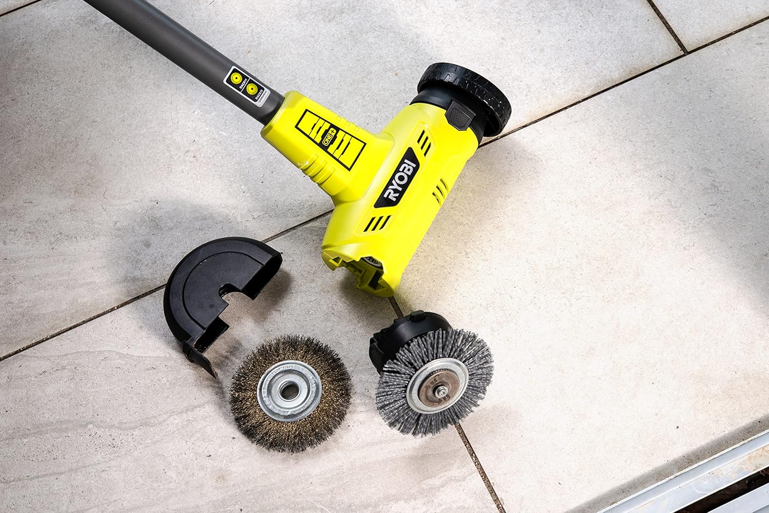 RYOBI Nylonbürste RAC818 (115 mm, schonende Borsten, kompatibel mit RY18PCA-0, einzeln) - Image 4