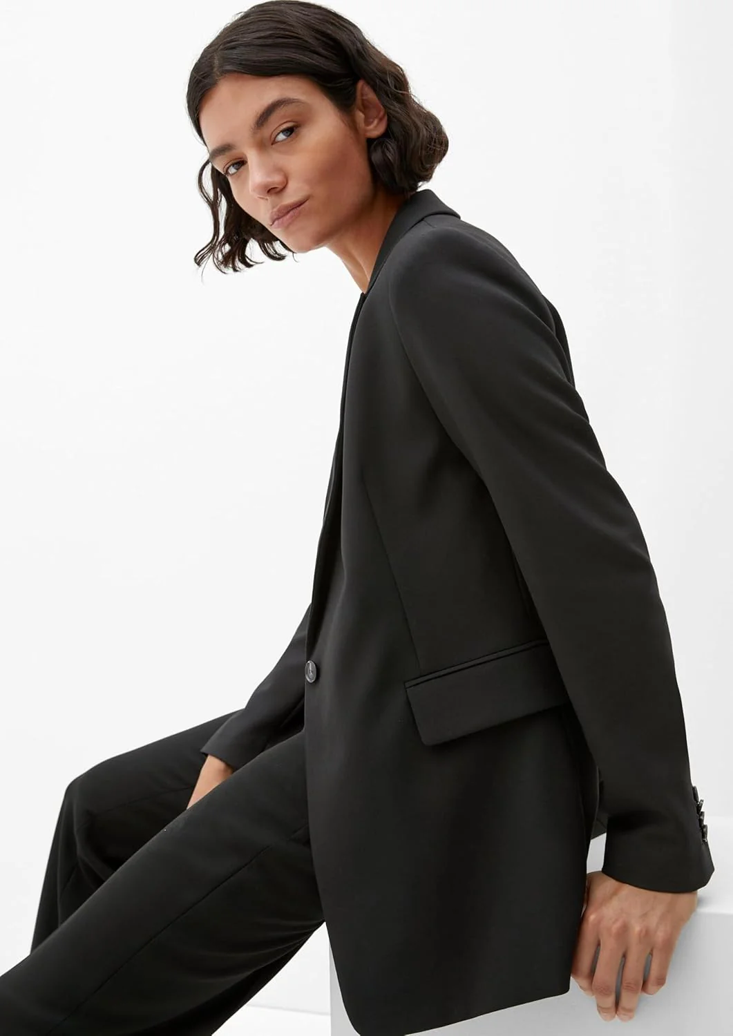 s.Oliver Damen 150.11.899.15.152.2102883 Blazer 34 9999_schwarz, 34 9999_schwarz - Image 7