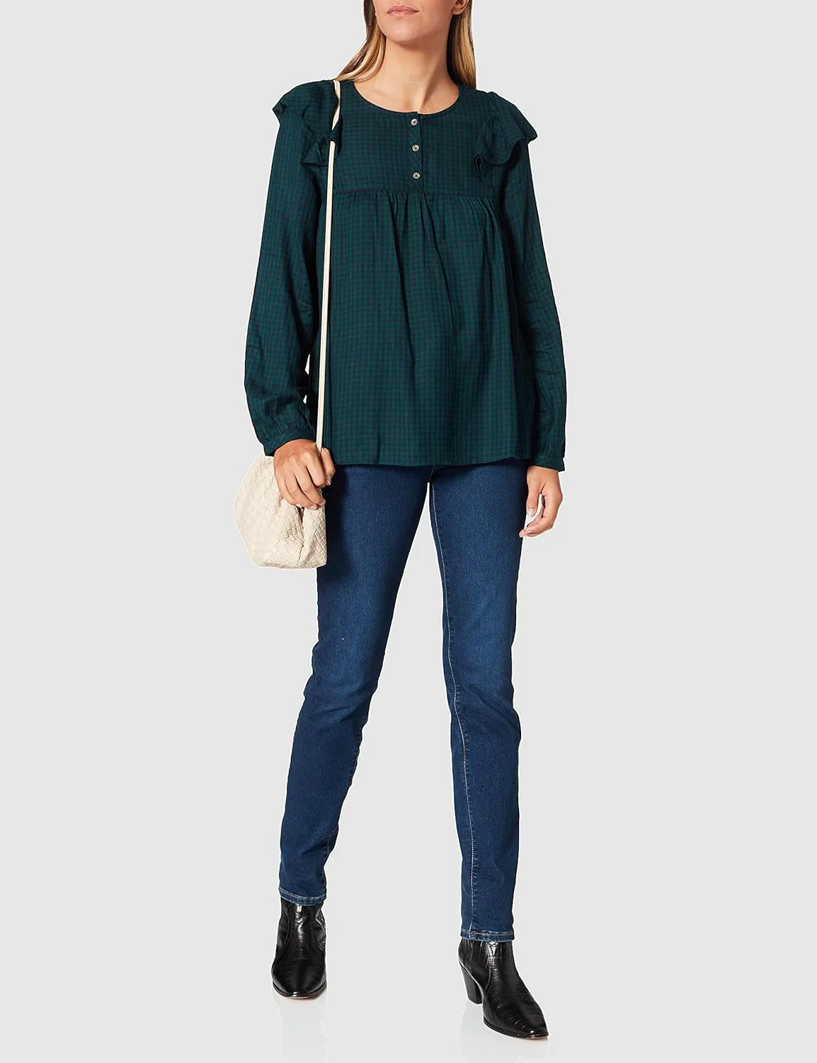 s.Oliver Damen Bluse 38 Grün, 38 Grün - Image 2