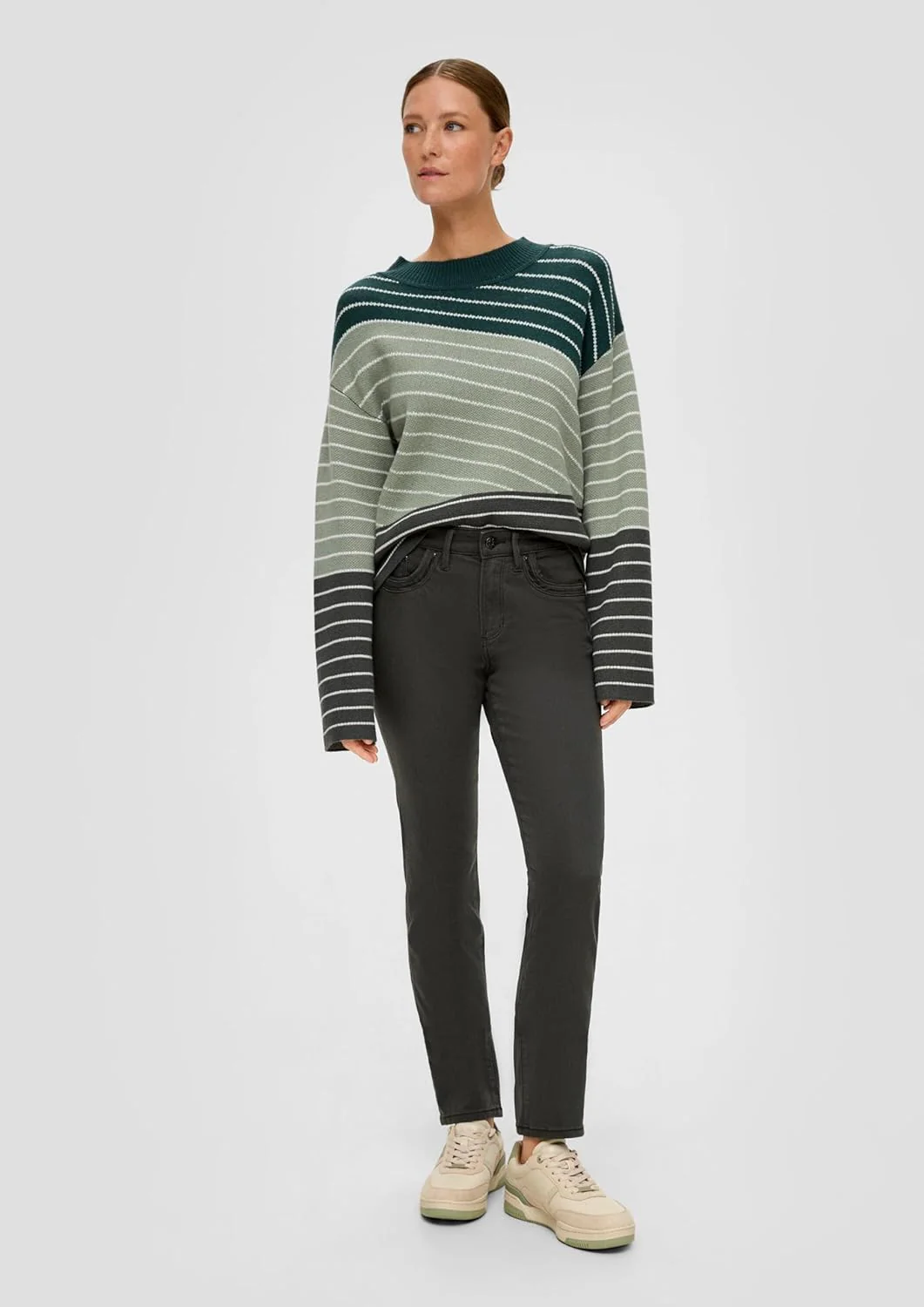 s.Oliver Jeans Betsy/Slim Fit/Mid Rise/Slim Leg 44 79z8_olivgrün, 44 79z8_olivgrün - Image 6