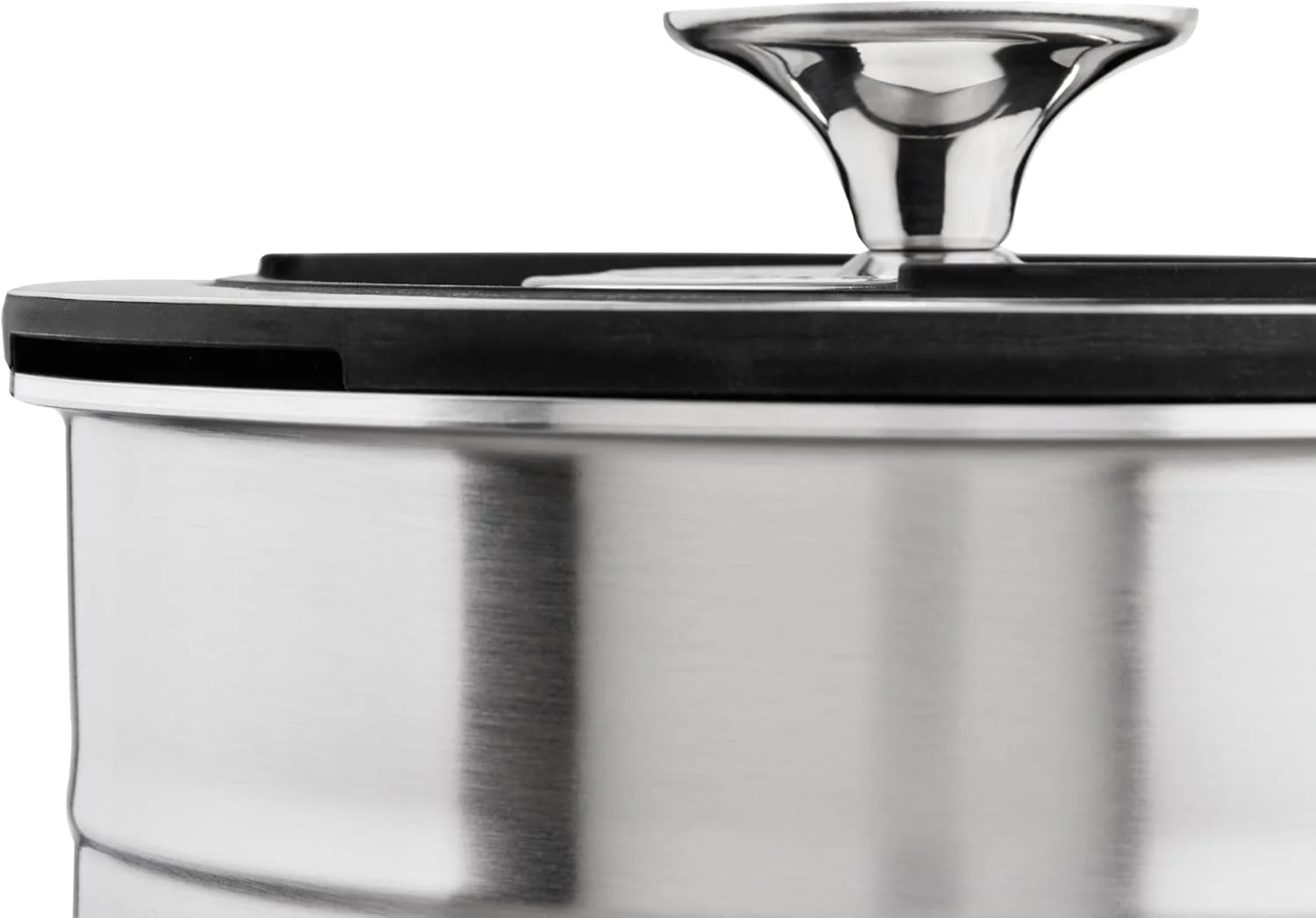 Sallys Edelstahl Kochtopfset Induktion "La Cucina", 9-teilig, Kochtopf Set mit multifunktionalem Gla - Image 4