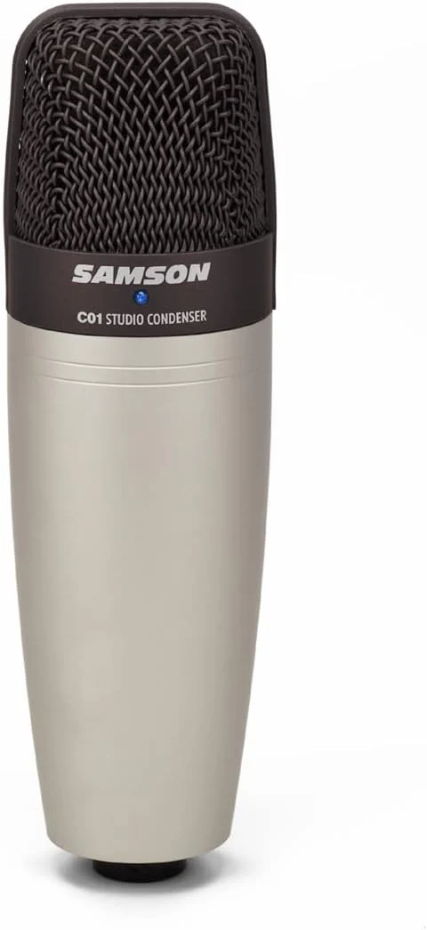 Samson C-01 Studio Kondensator-Mikrofon + keepdrum NB35 Gelenkarm Weiss - Image 2