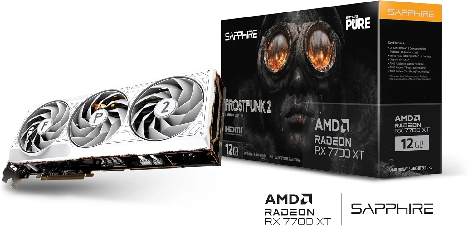 Sapphire Pure AMD Radeon™ RX 7700 XT FROSTPUNK 2 Edition - Image 5