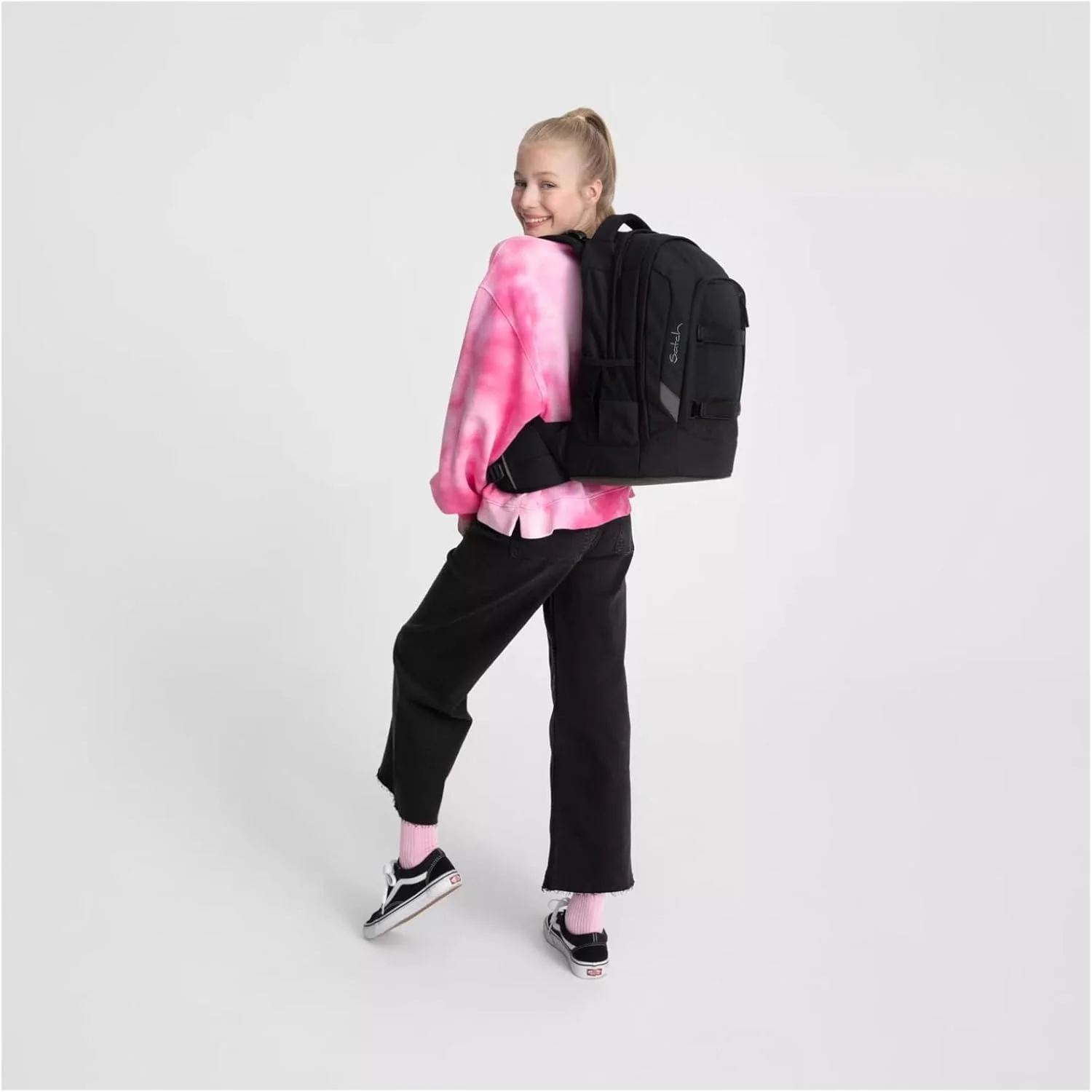 Satch Unisex Kinder Satch Pack Schulrucksack Schulranzen (1er Pack) Einheitsgrösse Blackjack - Schwa - Image 7