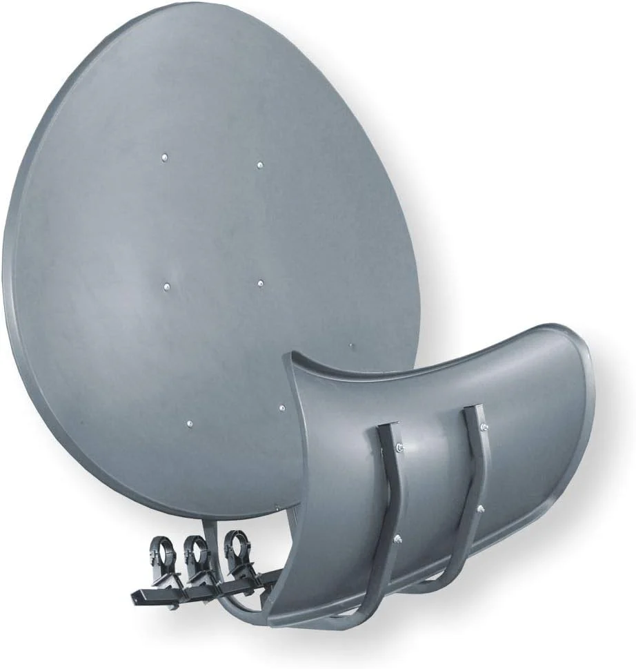 Satspiegel Toroidal (Wavefrontier) T90 P - dunkelgrau - Multifocus Antenne - inkl. 5 Stück LNB Halte - Image 2