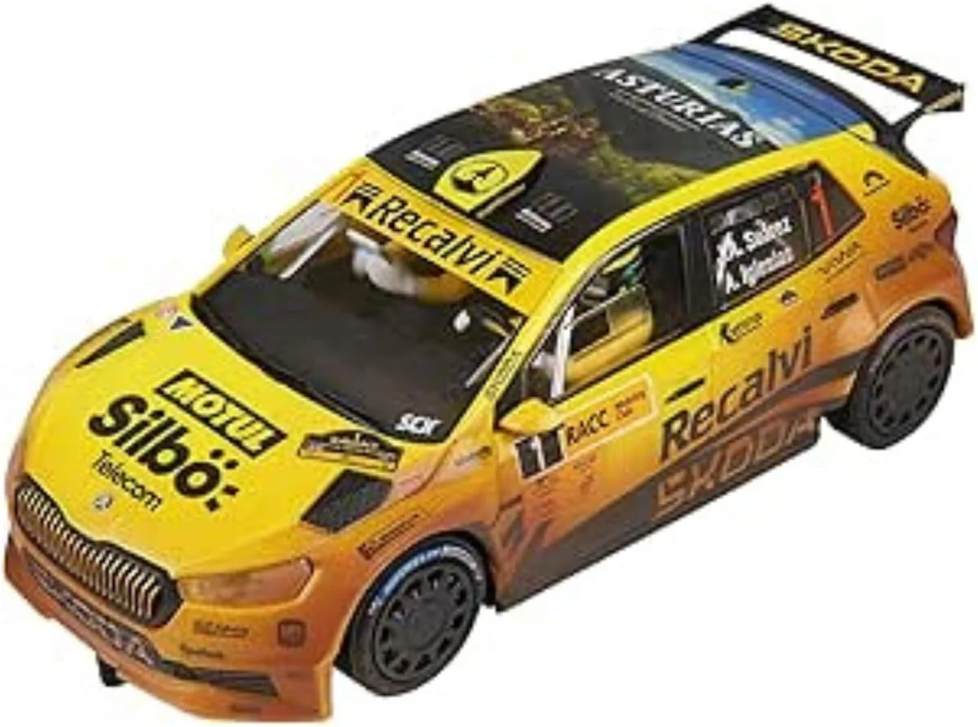 SCALEXTRIC - Rennfahrzeug Advance - Slotauto - Massstab 1:32 (Skoda Fabia WRC2 - Suárez Mud Effect R - Image 2