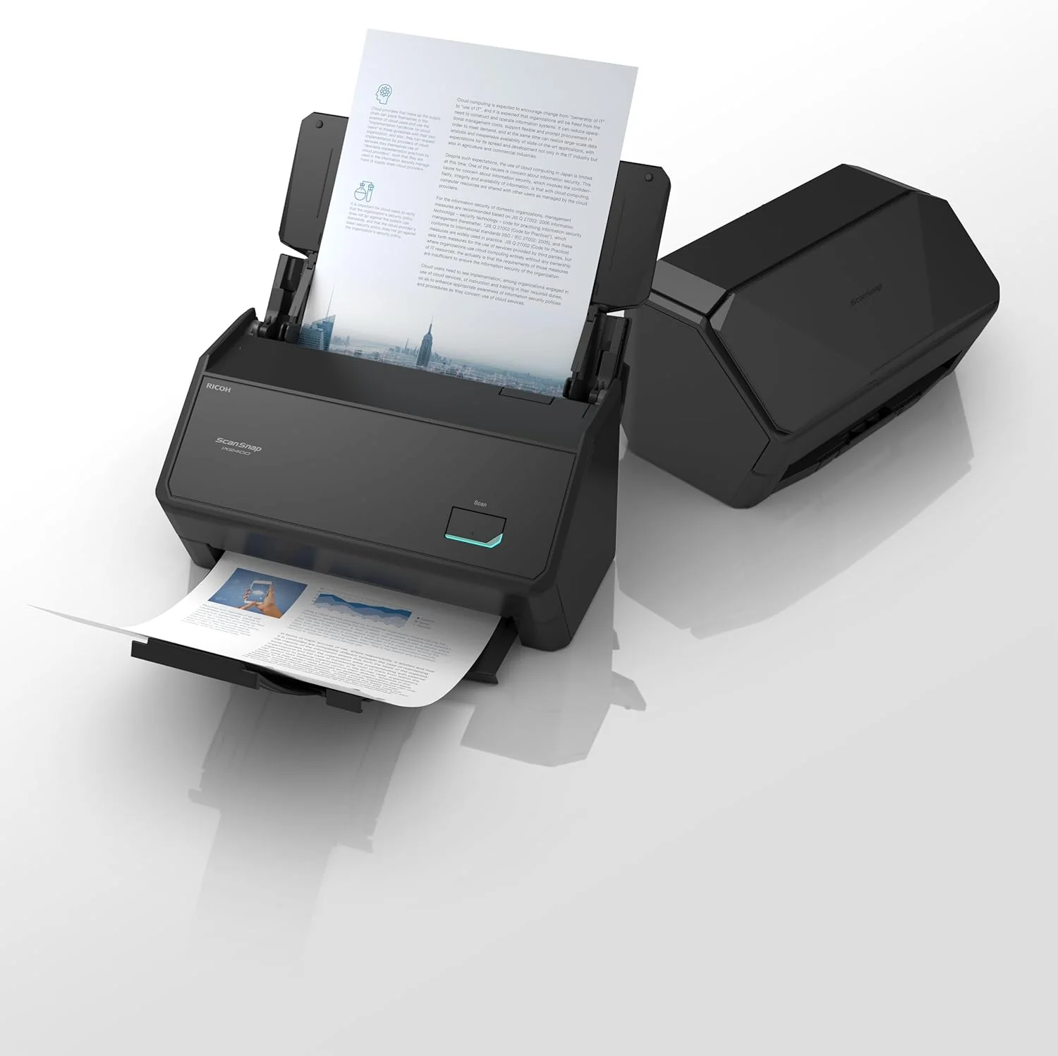 ScanSnap iX2400 A4 Document Scanner (Black) – Includes Kofax Power PDF 4.0 Software – 45ppm Duplex, - Image 2