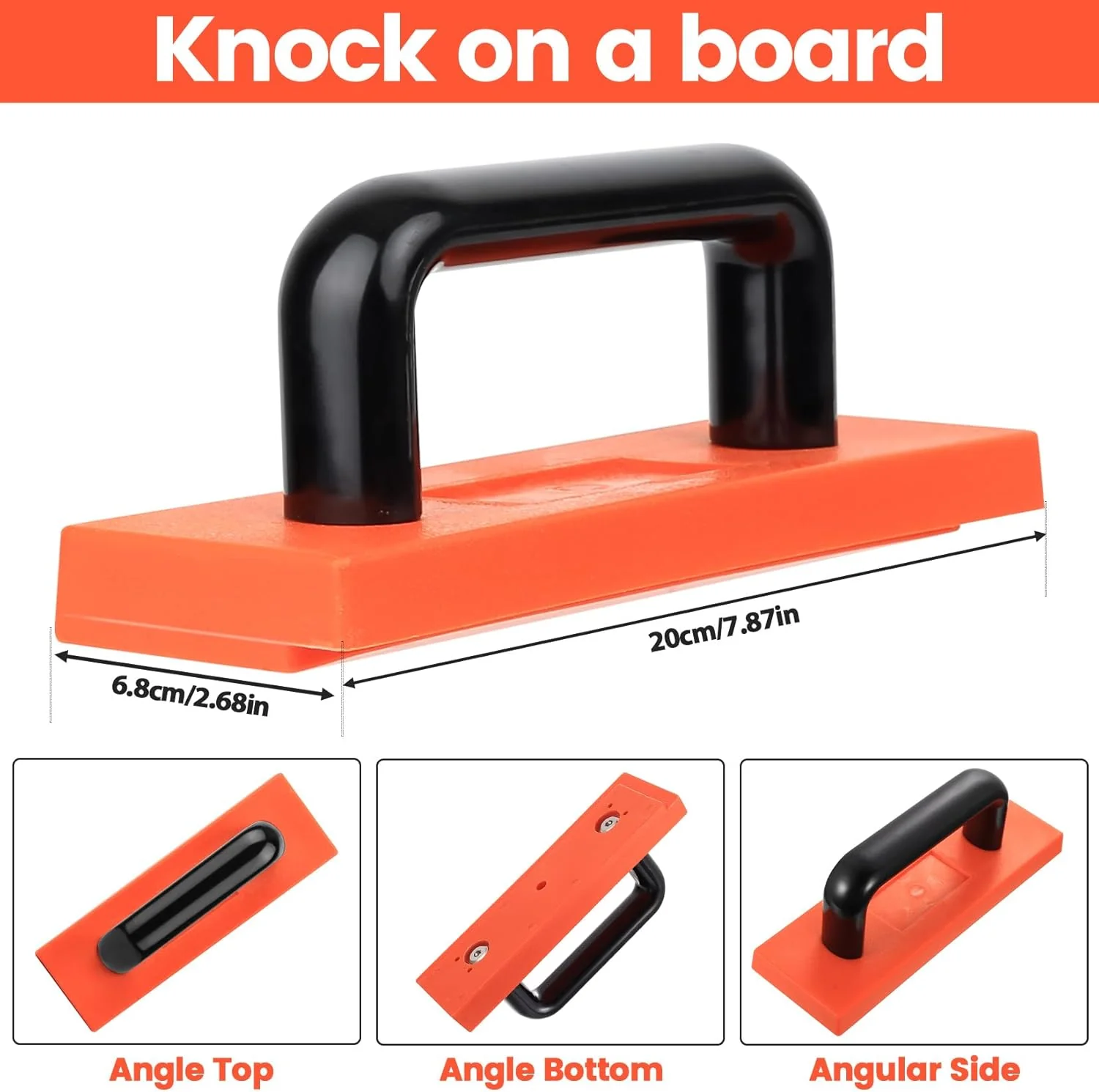 Schlagklotz Vinylboden Klicksystem, 200mm Bodenleger Laminat Werkzeug, Schlagholz Laminatboden, Schl - Image 2