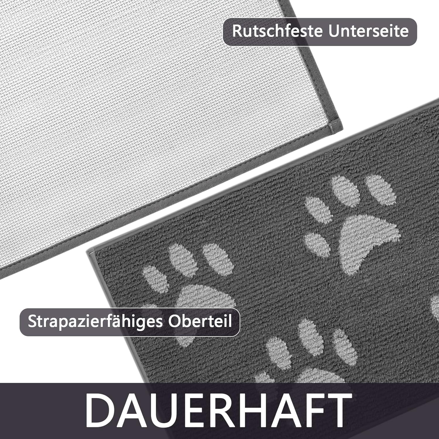 Schmutzfangmatte Innen & Aussen [80×120cm] – Fussmatte mit Rutschfester Unterseite | Saugstarke Fuss - Image 5