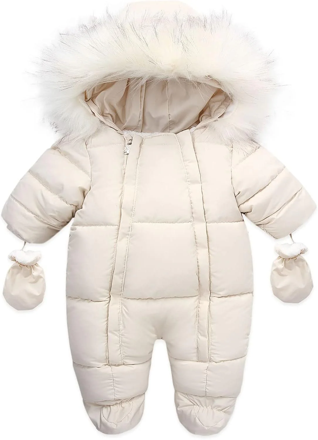 Schneeanzug Baby Junge Babykleidung Parka Jacke Zip Up Coat Pullover Kleinkind Outwear Winterkleidun - Image 2