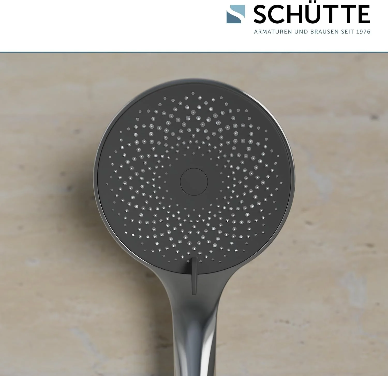 SCHÜTTE Handbrause CAPRI mit Samtstrahl-Technologie | Duschkopf mit über 300 Düsen und 3 einstellbar - Image 4