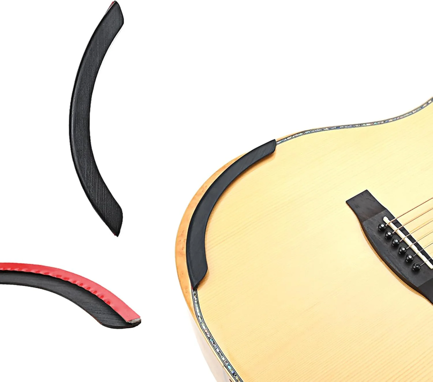 Selbstklebende Armlehne für Akustikgitarre, Holzgitarre, Armlehne für klassische Folk-Akustikgitarre - Image 7