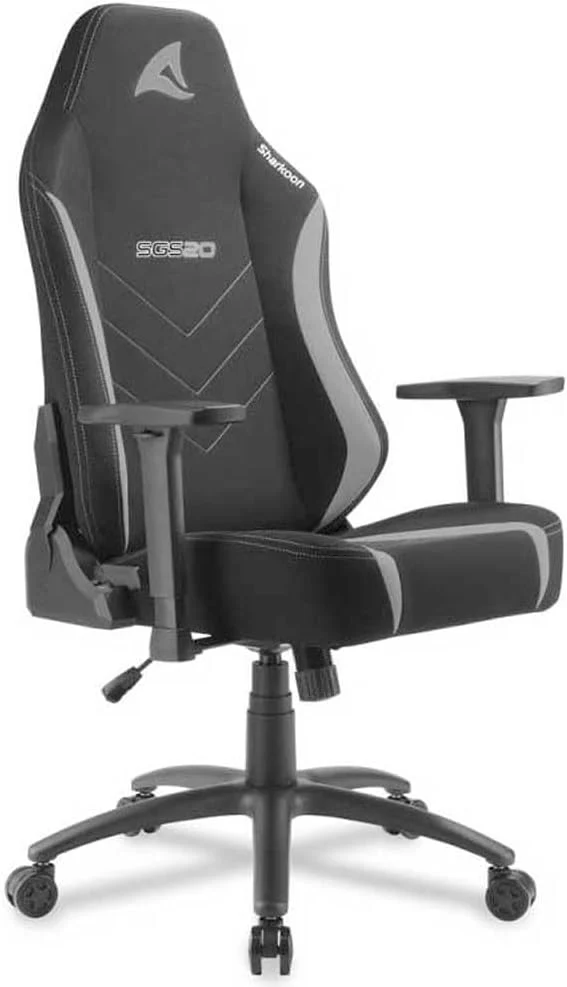 Sharkoon Silla SGS20 Fabric Negro/GRIS Gaming Stuhl, Legierter Stahl, Schwarz/Grau, Normal - Image 5