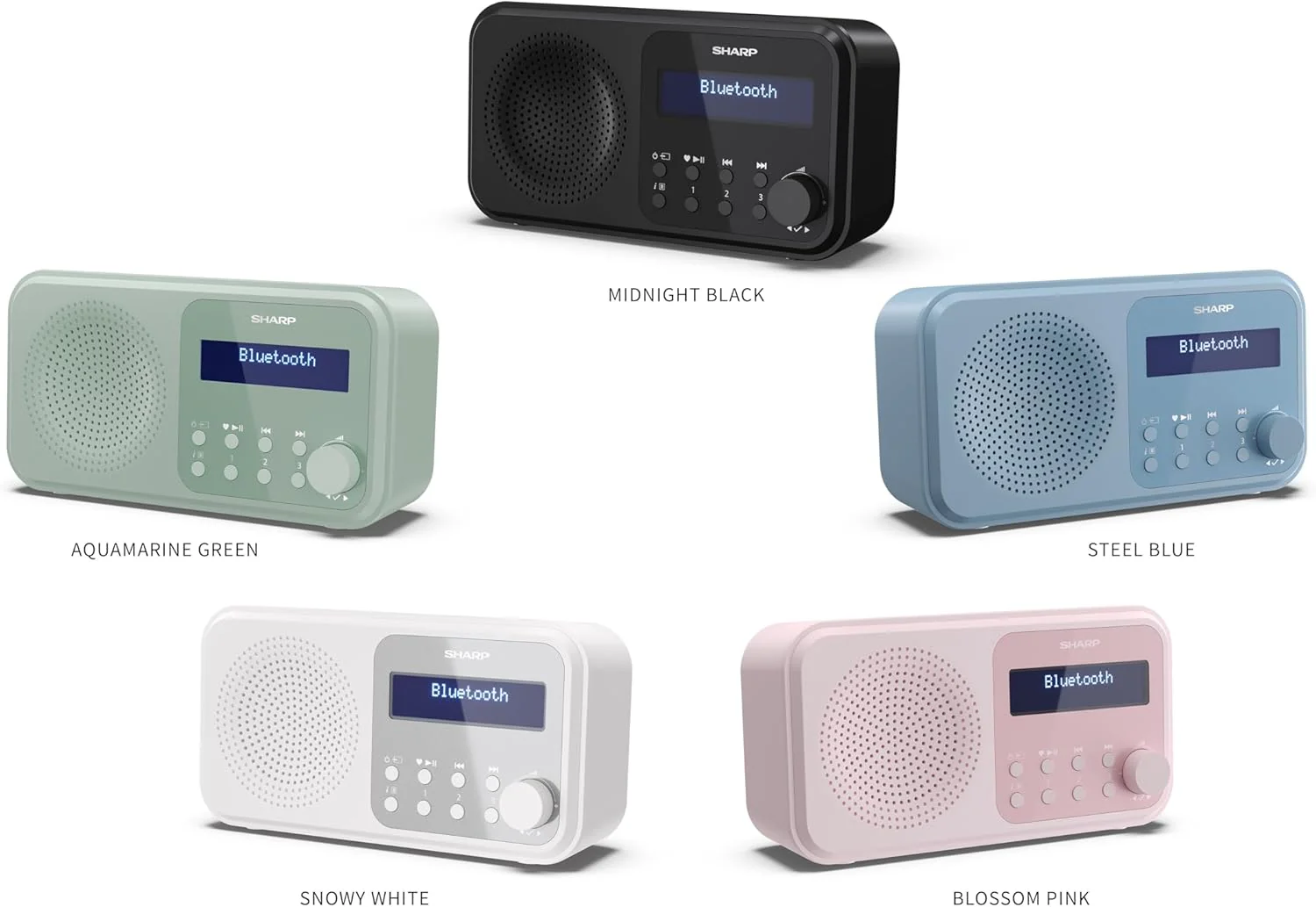 SHARP DR-P420 Portables Digitalradio (DAB/DAB+/FM mit RDS, USB, Bluetooth 5.3, 3,5mm Klinke Wecker-F - Image 2