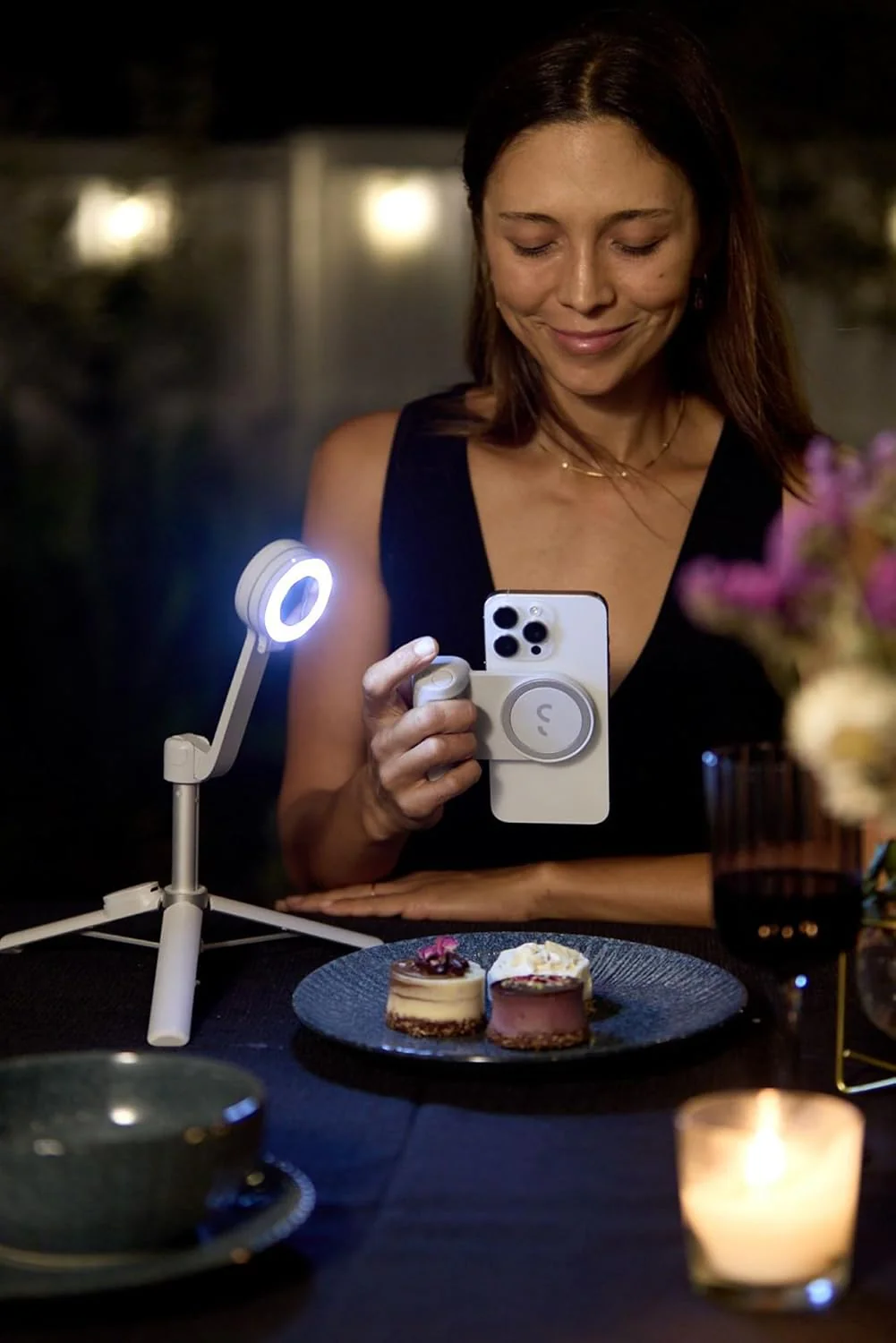 ShiftCam Travel Kit Essential - Magnetischer Telefongriff, Selfie-Licht & Stativ für iPhone & Androi - Image 8