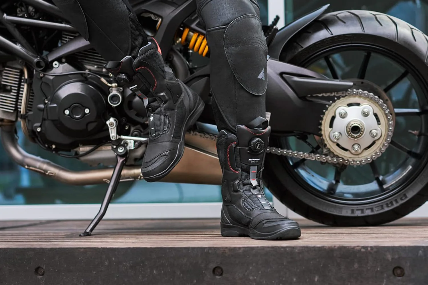 SHIMA STRATO Motorradstiefel Herren und Damen - Motorrad Wasserdicht Stiefel Tourenstiefel Schuhe Mä - Image 7