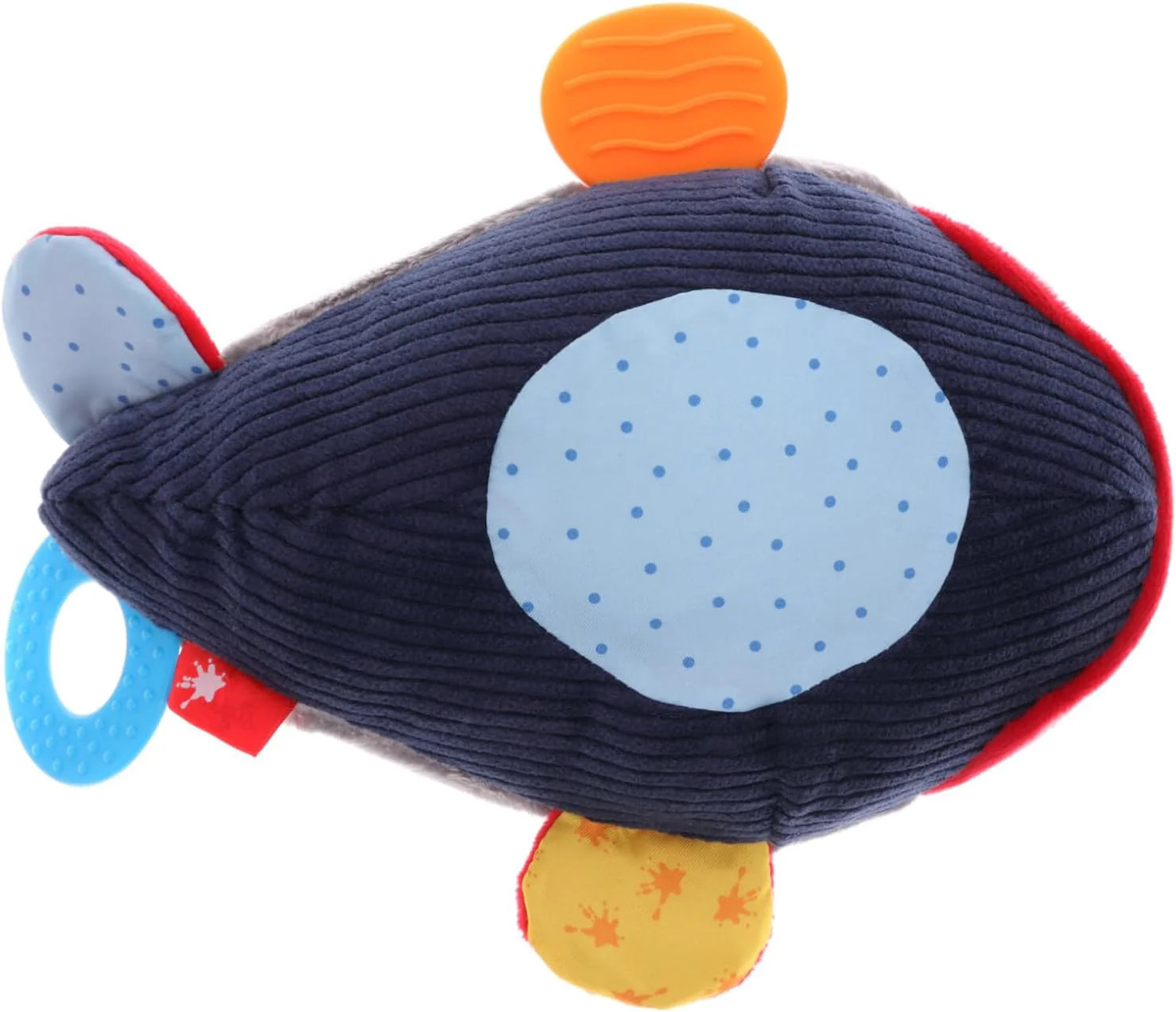 sigikid Aktiv-Wal Babyspielzeug Plüschtier Activity Motorikspielzeug Vibrations-Rassel Knisterfolie - Image 4