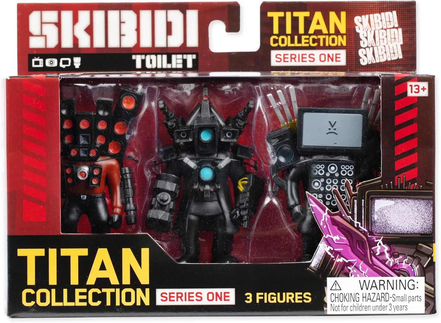 Skibidi Toilet Titan 3er Pack - brandneue Sammlerstücke, offiziell Lizenziertes Toilettenartikel, sc - Image 2
