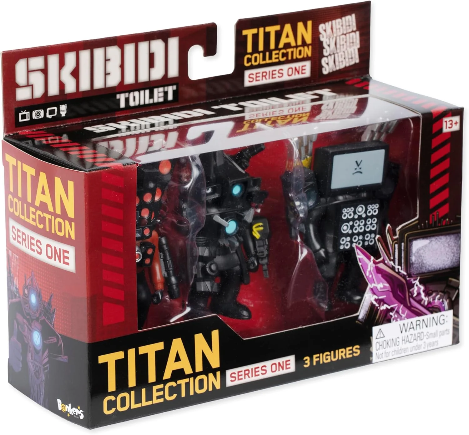 Skibidi Toilet Titan 3er Pack - brandneue Sammlerstücke, offiziell Lizenziertes Toilettenartikel, sc - Image 3