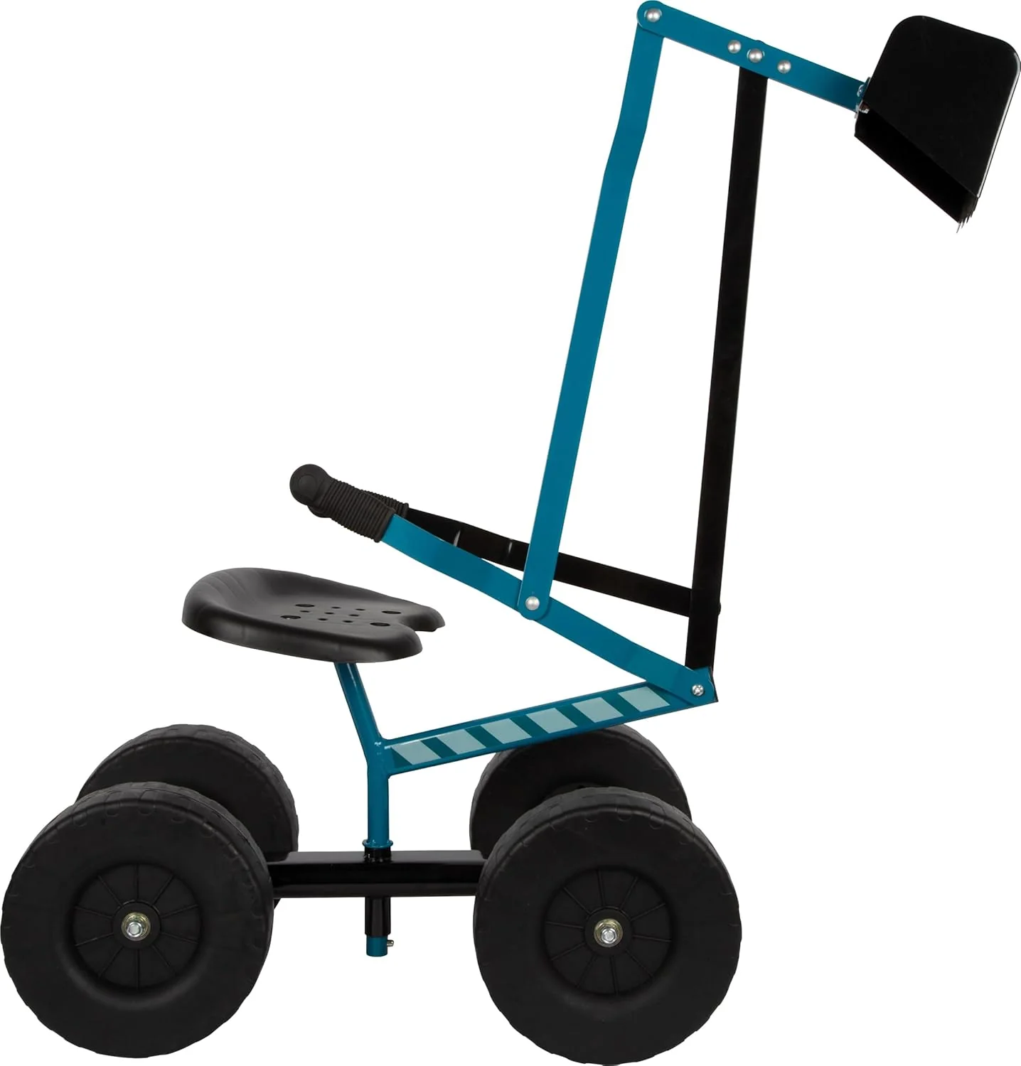 small Foot Bagger mit Rädern blau, Kinder-Sandbagger zum Draufsitzen, mit 360° Drehung, Metallgestel - Image 2