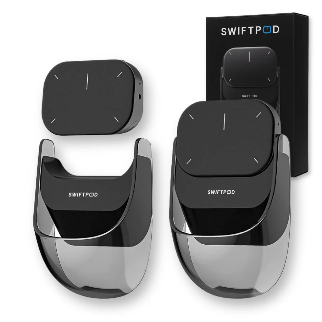 Smart Maus, 3-in-1 Multifunktional mit Touch-Steuerung, Gestensteuerung & Air-Modus – Laser Pointer,