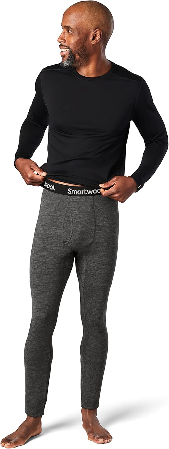 SmartWool Men's Men's Classic All-Season Merino Base Layer Bottom Base Layer Bottom L Schwarz, L Sch - Image 2