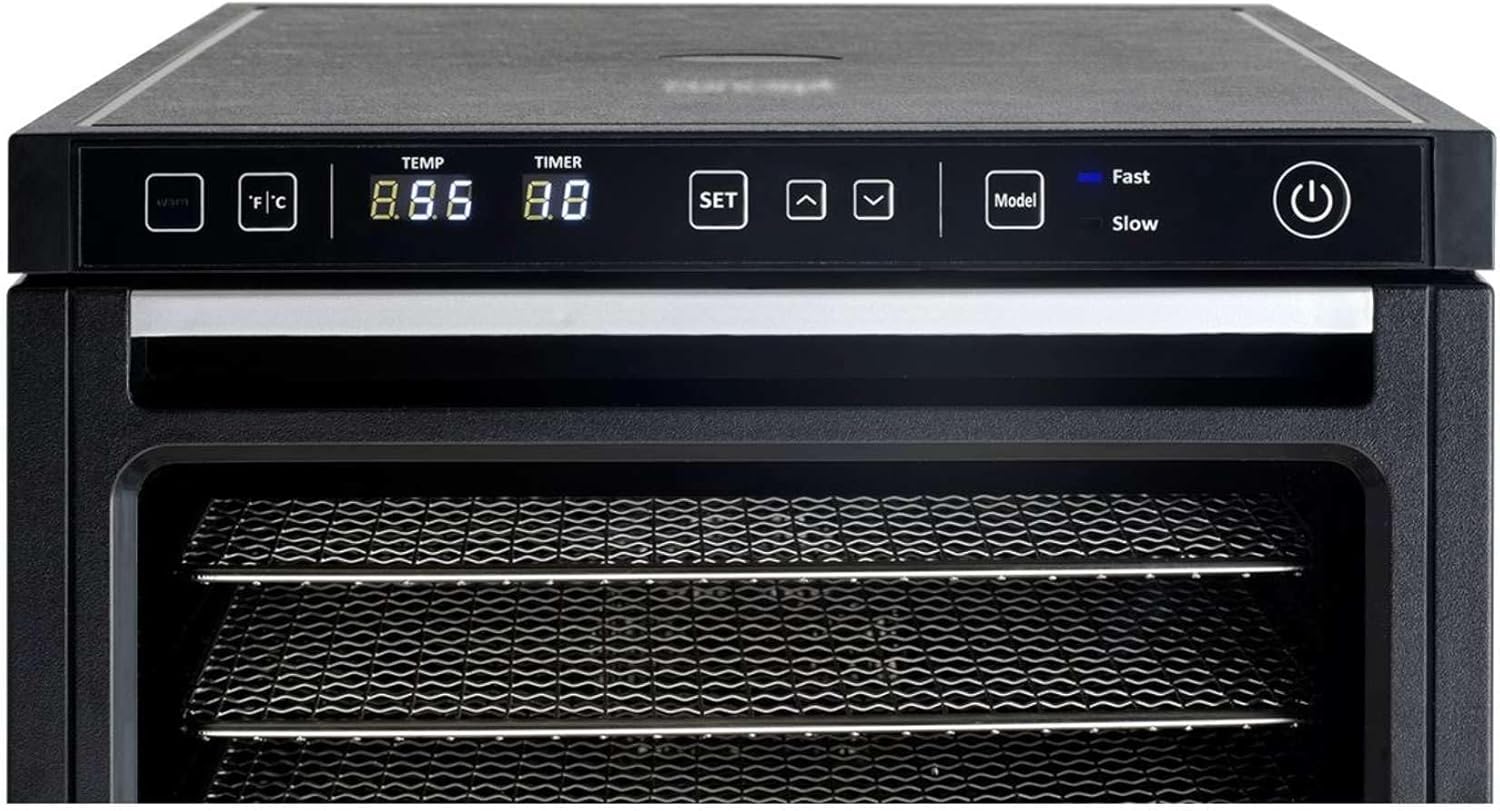 SO3000 Profi Dörrgerät Double fan, 6 rostfreien Einlegeböden, Regulierung der Temperatur: 35–70°C, z - Image 2