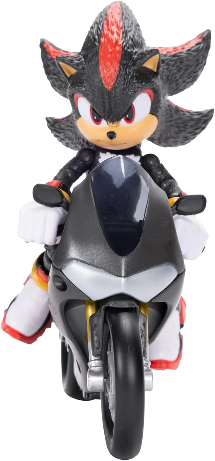 Sonic 3 der Film Shadow-Figur, 15 cm, beweglich, inklusive Shadow-Mobile von Jakks Pacific, Akustisc - Image 8