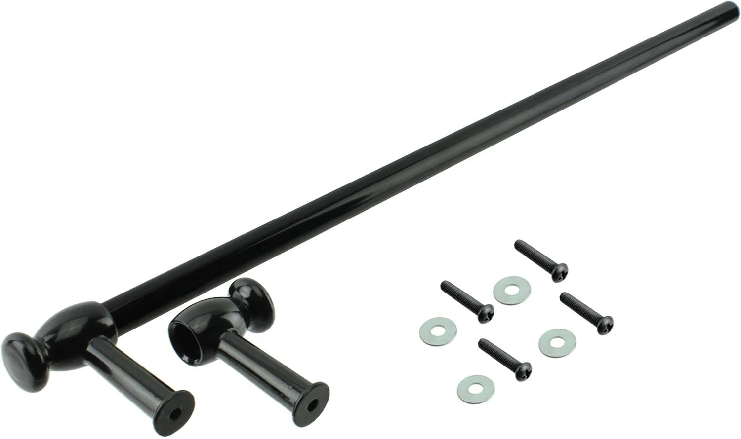 Spares2go Türgriff/Handtuchhalter für Candy Oven Herde (schwarz) - Image 6