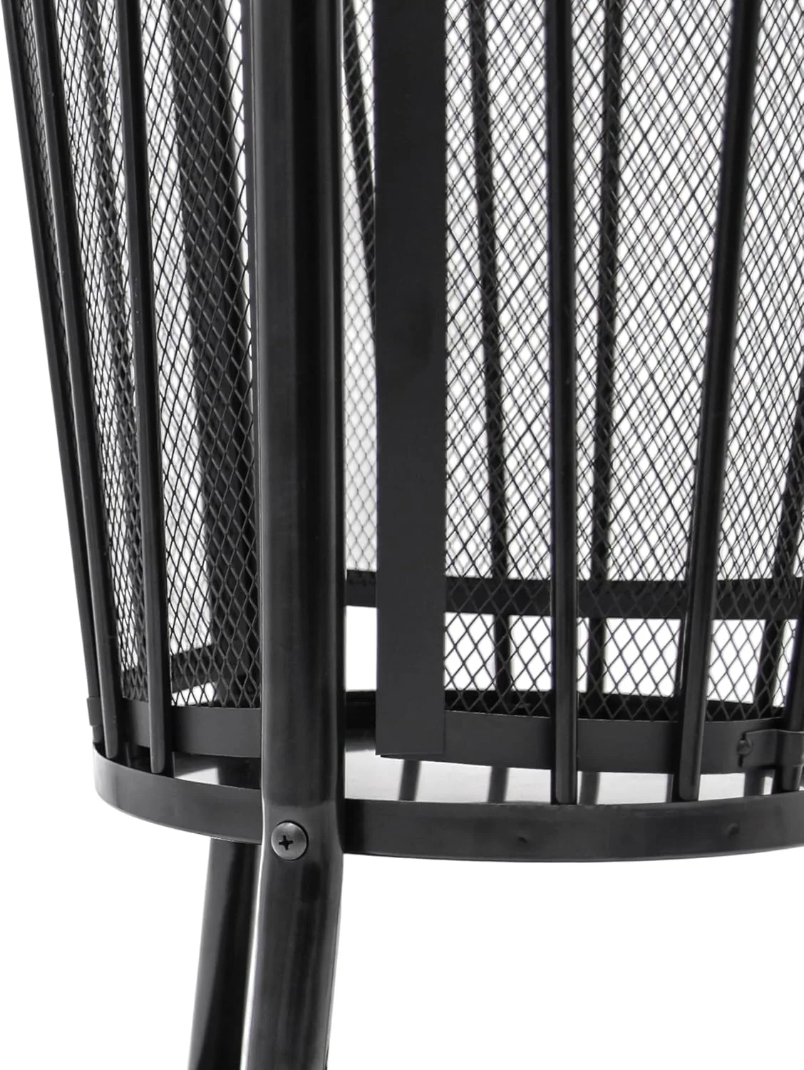 Spetebo Feuerkorb aus Eisen mit Funkenschutz - 60 x 40 cm - Feuerstelle Eisenschale Gartenfeuer Feue - Image 3