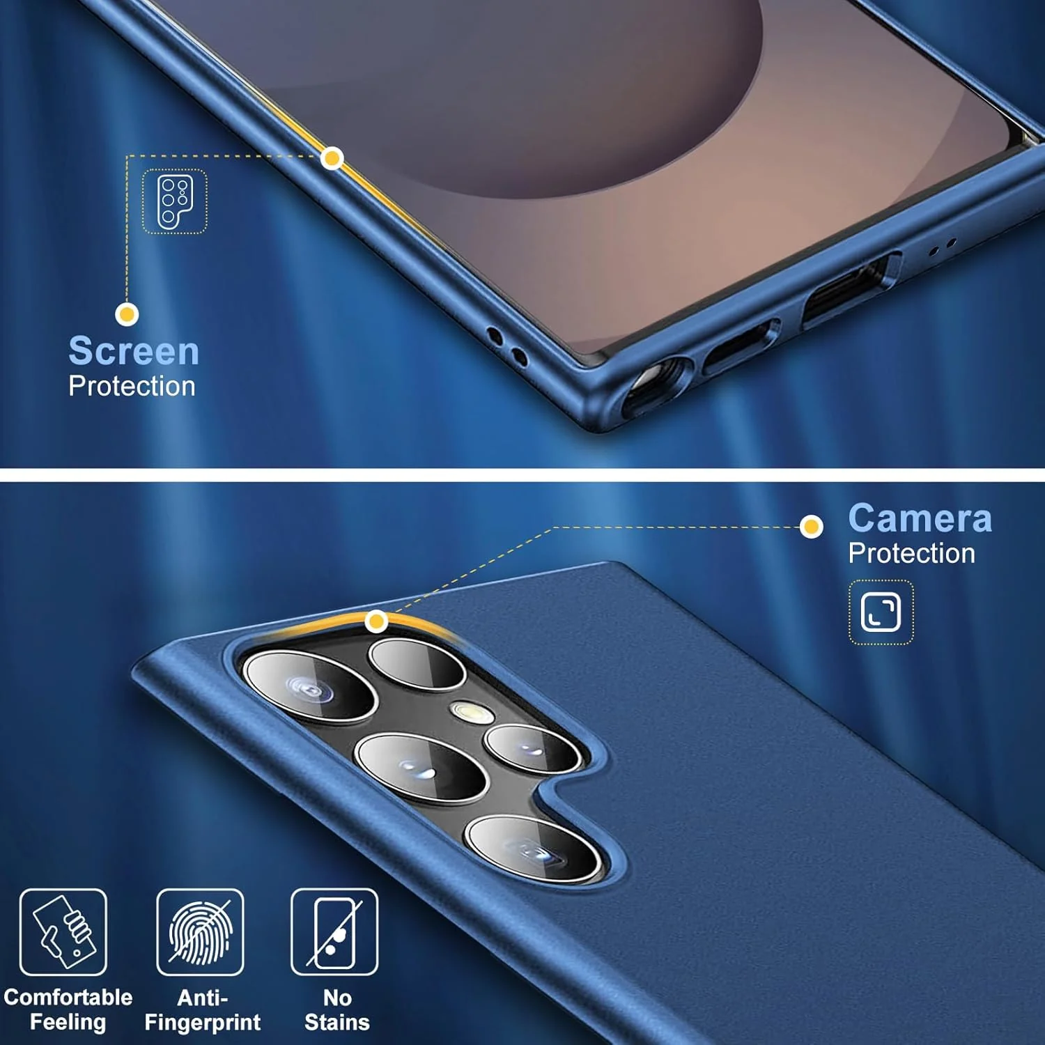sqgylgl Ultradünne Hülle für Samsung Galaxy S25 Ultra 5G, Extrem Dünn Matte S25 Ultra Handyhülle PC - Image 3