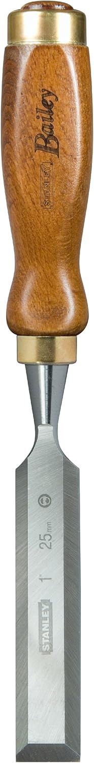 Stanley Bailey Stechbeitel (28 mm Eisenbreite, 160mm Eisenlänge, Kunststoff-Kappe, nachschärfbar) 2- - Image 3