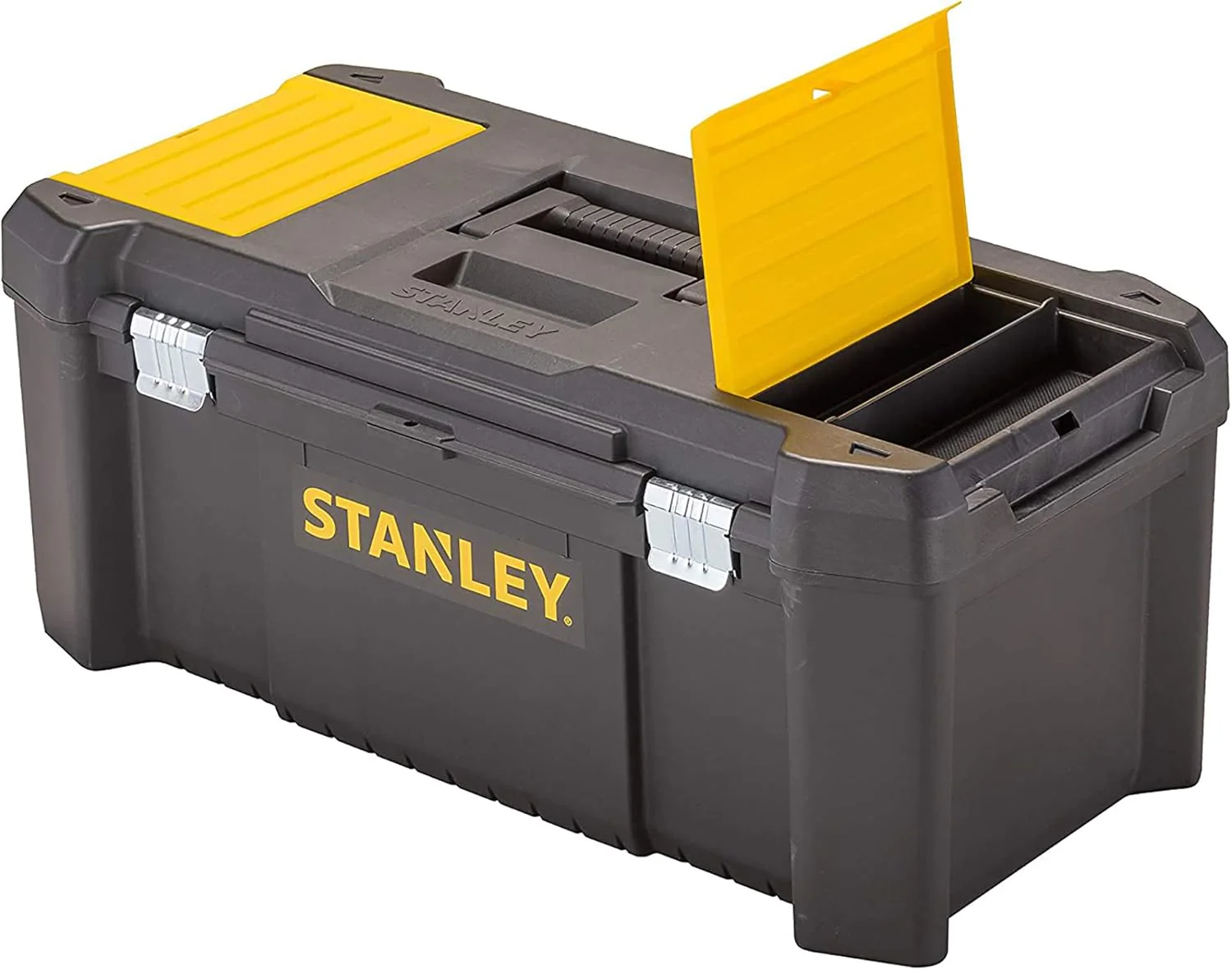 Stanley Werkzeugbox/Werkzeugkasten STST82976-1 (26", 66,5x33,5x28cm, Beladung bis zu 12kg, Werkzeugk - Image 4