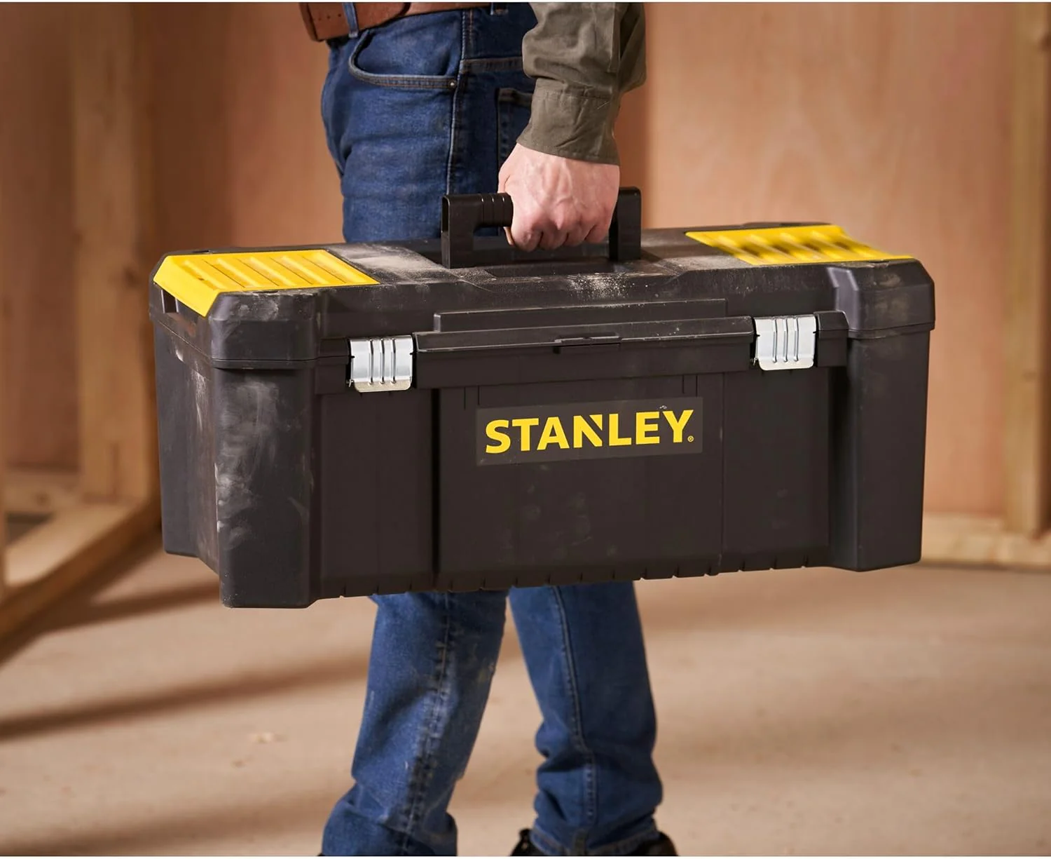 Stanley Werkzeugbox/Werkzeugkasten STST82976-1 (26", 66,5x33,5x28cm, Beladung bis zu 12kg, Werkzeugk - Image 5