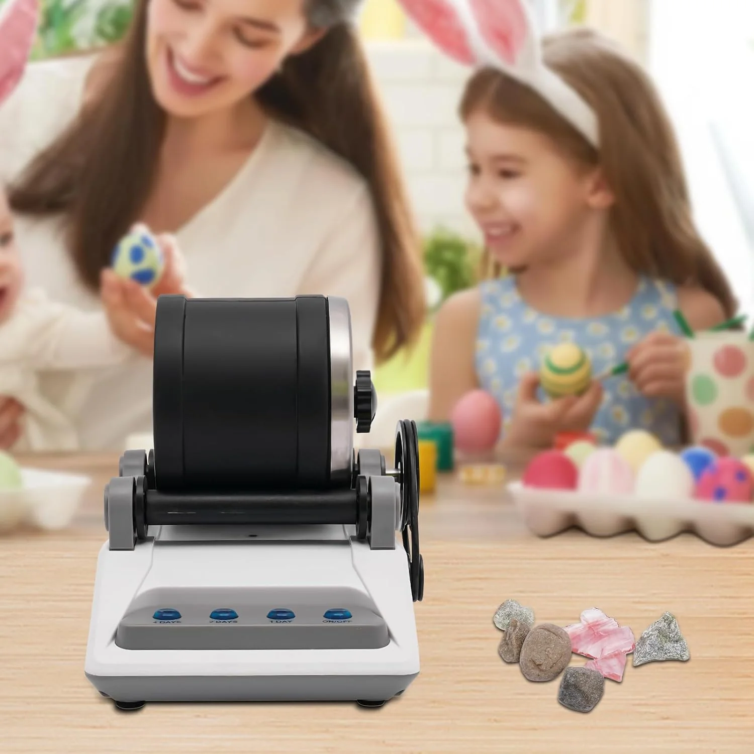 Steinpoliermaschine für Erwachsene, Steinpolierer, DIY-Poliermaschinen-Set für Steinbearbeitung und - Image 3