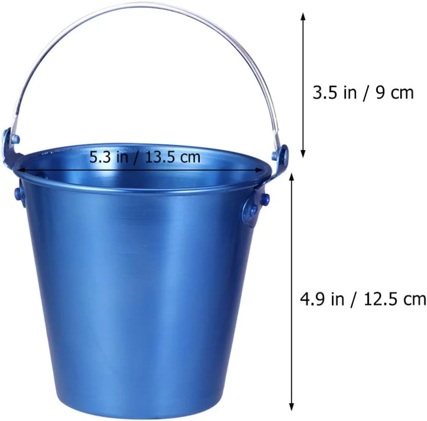 STOBAZA Aluminiumlegierung Eiskübel Mit Blauer Weinkühler Für Bars Ktv Und Partys Praktischer Eisbeh - Image 4