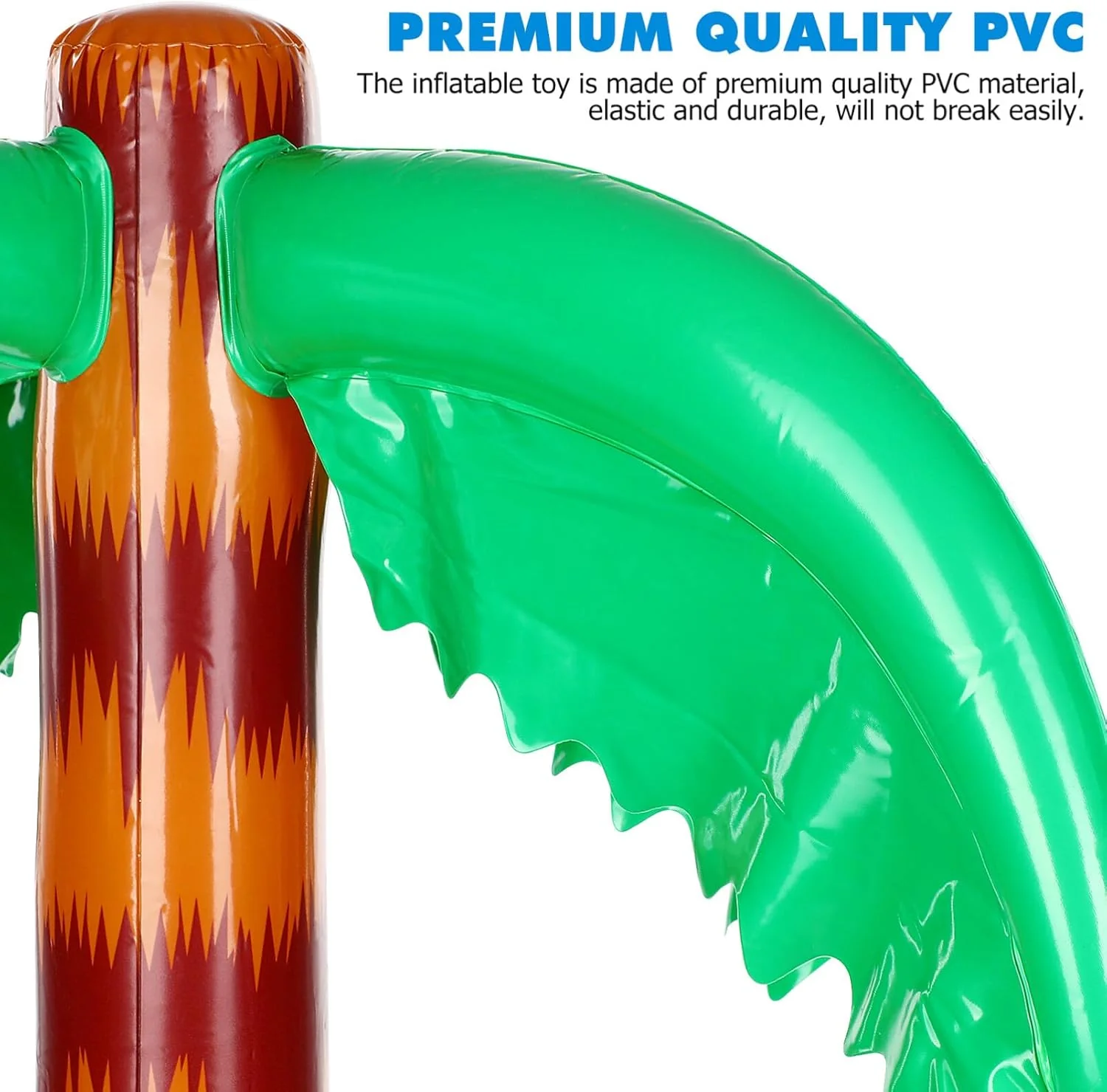 STOBOK Aufblasbare Kokospalme 35 Zoll PVC Strandspielzeug Für Kinder Sommer Schwimmbad Outdoor Party - Image 7