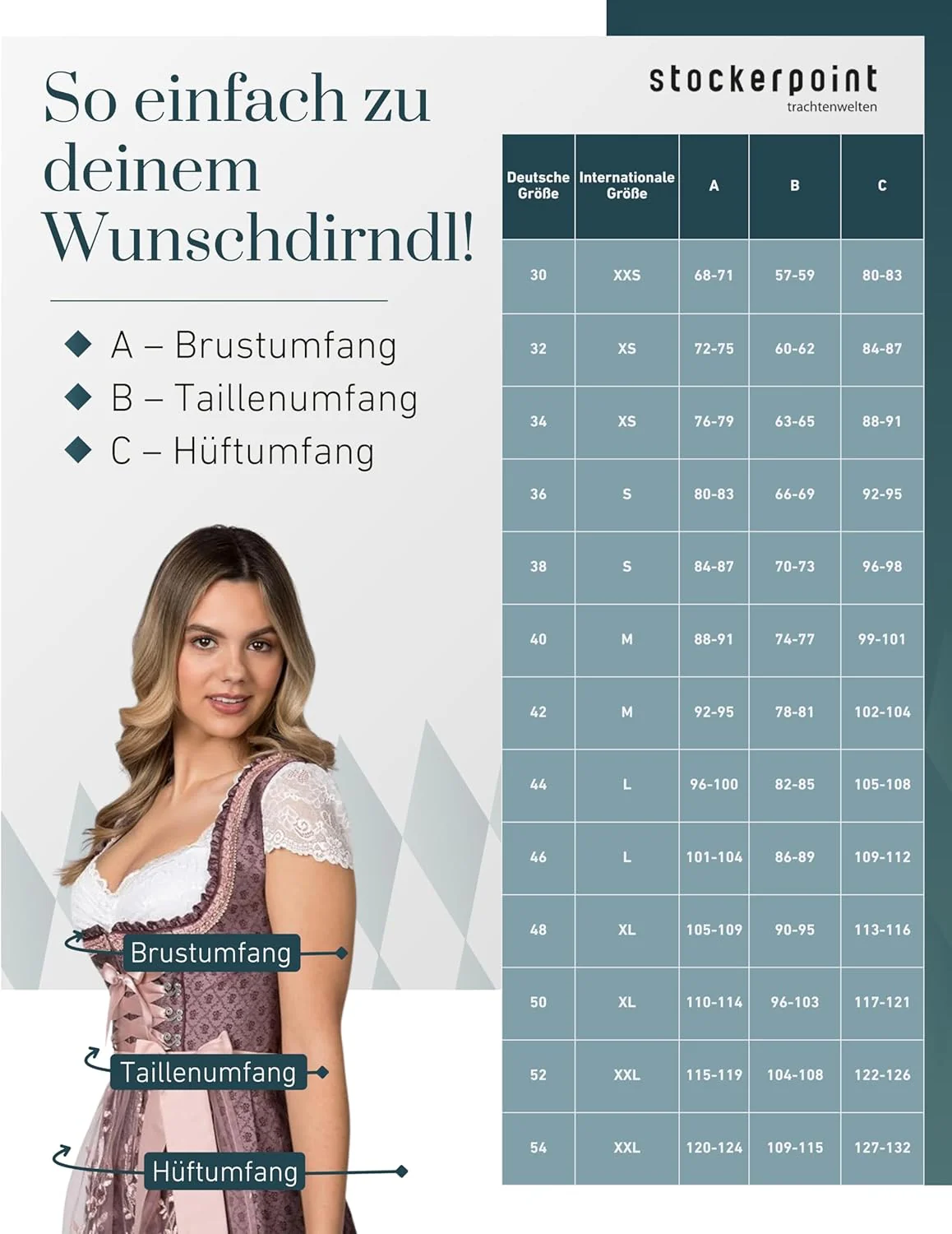 Stockerpoint Damen Dirndl Palina Kleid für besondere Anlässe 32 Bordeaux, 32 Bordeaux - Image 6