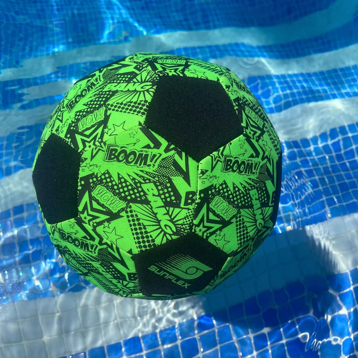 Sunflex® Neopren Zubehör Fussball Funky | Beach-Fussball zum Barfuss Spielen | weich und robust für - Image 5
