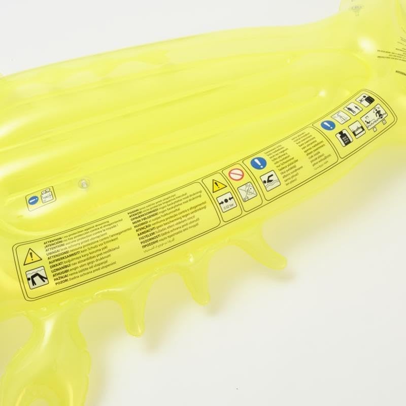Sunnylife - Aufblasbare Schwimmmatratze Luxe Lie-On - Sonny the Sea Creature, Citrus - Image 5